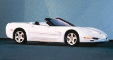 De där. Kännetecken för Chevrolet Corvette C5 Convertible 1998 - 2004