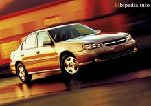 De där. Kännetecken för Chevrolet Malibu 1996 - 2003