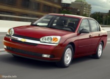 Aqueles. Características de Chevrolet Malibu Sedan 2003 - 2007