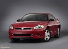 Ty. Charakteristika Chevrolet Monte Carlo 2005 - 2008