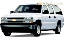 ისინი. Chevrolet Suburban- ის მახასიათებლები 1999 - 2006