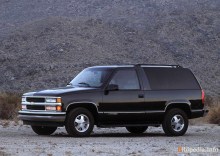 Celles. Caractéristiques des Chevrolet Tahoe 3 portes 1991 - 1999