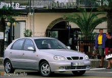 Ceux. Caractéristiques Daewoo Lanos Hatchback 5 portes 1996 - 2002
