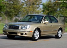 Oni. Značajke Hyundai Sonata 2001 - 2004