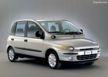Celles. Caractéristiques Fiat Multipla 1998 - 2004