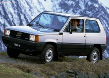 Tí. Vlastnosti FIAT PANDA 4X4 1986 - 1992