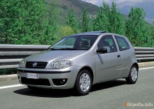 Jene. Merkmale Fiat Punto 3-Türen seit 2003