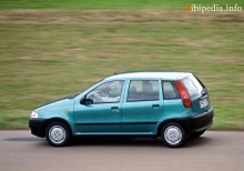 Тих. характеристики Fiat Punto 5 дверей 1994 - 1999