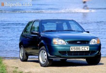 Celles. Caractéristiques Ford Fiesta 3 portes 1999-2002