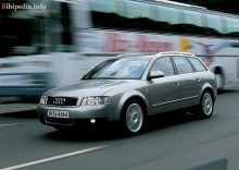Jene. Eigenschaften des Audi A4 Avant 2001 - 2004