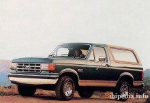 Onlar. Ford Bronco Özellikleri 1987 - 1991