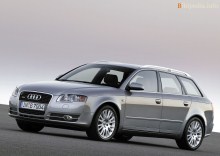 De där. Egenskaper Audi A4 Avant 2004 - 2007