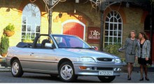 Ceux. Caractéristiques Ford Escorte Cabrio 1993 - 1995