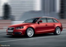 Jene. Eigenschaften des Audi A4 Avant seit 2008
