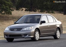 เหล่านั้น. ลักษณะ Honda Civic ซีดาน 2003 - 2005