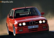 เหล่านั้น. ลักษณะ BMW M3 E30 รถเก๋ง 1986-1992