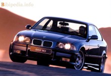 เหล่านั้น. ลักษณะ BMW M3 E36 รถเก๋ง 1992-1998
