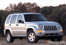 Ty. Jeep Cherokee Charakteristiky (Liberty) 2001 - 2005