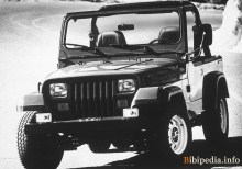 เหล่านั้น. ลักษณะ Jeep Wrangler 1987 - 1996