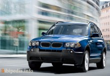 เหล่านั้น. ลักษณะของ BMW X3 E83 2004-2007
