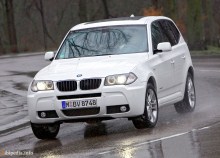 Azok. A BMW X3 E83 jellemzői 2007 óta