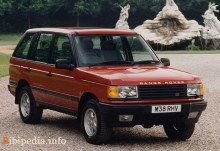 Celles. Caractéristiques du Land Rover Range Rover 1994 - 2002