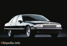 Onlar. Chevrolet Caprice'in Özellikleri 1990 - 1993