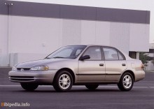 ის მახასიათებლები Chevrolet Prizm 1997 - 2002
