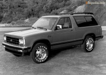 Onlar. Chevrolet S10 Blazer Özellikleri 1987-1994
