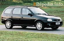 De där. Kännetecken för Chevrolet Corsa Universal (GM 4200) 1997 - NV