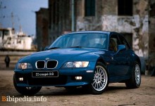 أولئك. خصائص BMW Z3 Coupe E36 1998 - 2002