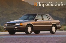 Itu. Karakteristik Dodge Spirit 1992 - 1995