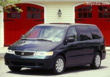 Onlar. Özellikler Honda Odyssey 1998 - 2004