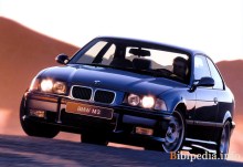 De där. BMW Kännetecken 3-serie Coupé E36 1992-1998
