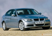 เหล่านั้น. ลักษณะ BMW 3 Series E90 2005-2008