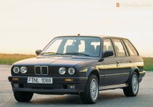 Тих. характеристики Bmw 3 Серія touring e30 1986 - 1 993