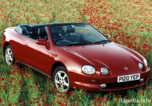 Celles. Caractéristiques Toyota Celica Convertible 1995 - 1999