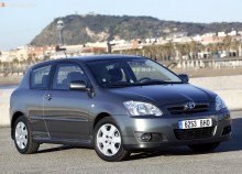 Oni. Karakteristike Toyota Corolla 3 vrata 2004 - 2007