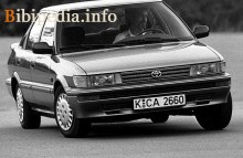 Aqueles. Características da Toyota Corolla Liftbek 1987 - 1992