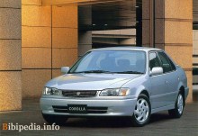 Ty. Charakteristika Toyota Corolla Sedan 1997 - 2000