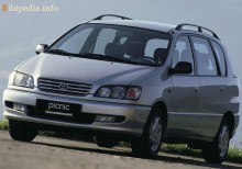Aqueles. Características da Toyota Picnic 1996 - 2001