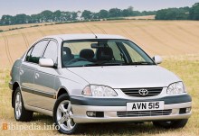 Azok. Jellemzők Toyota Avensis 1997 - 2000