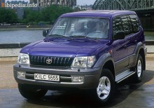 Azok. Jellemzők Toyota Prado Meru 1996 - 2001