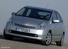 Celles. Toyota Prius 2004 Caractéristiques 2004 - 2006