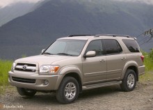 Azok. Jellemzők Toyota Sequoia 2000 - 2007