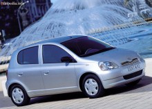 Ular. Toyota Yaris xususiyatlari 5 eshiklari 1999 - 2003