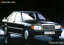 เหล่านั้น. ลักษณะของ Mercedes Benz E 190 2.3-16V 1984-1988