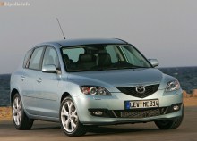 Тези. Характеристики на Mazda Mazda 3 (Axela) Хечбек 2004 - 2009