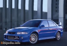 De där. EGENSKAPER Mitsubishi Lancer Evolution VI 1999 - 2000