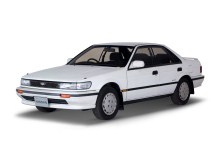 Jene. Eigenschaften von Nissan Bluebird Reisenden 1986 - 1990